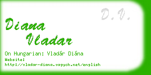 diana vladar business card